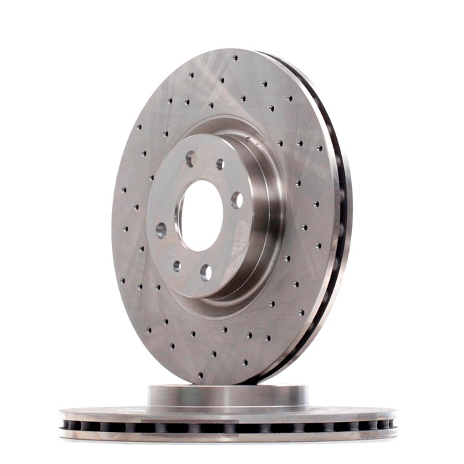 STARK SKBD-0024440: Disque de frein Essieu avant, Ø: 284mm, perforé, Ø: 284mm, revêtu, sans vis/boulons