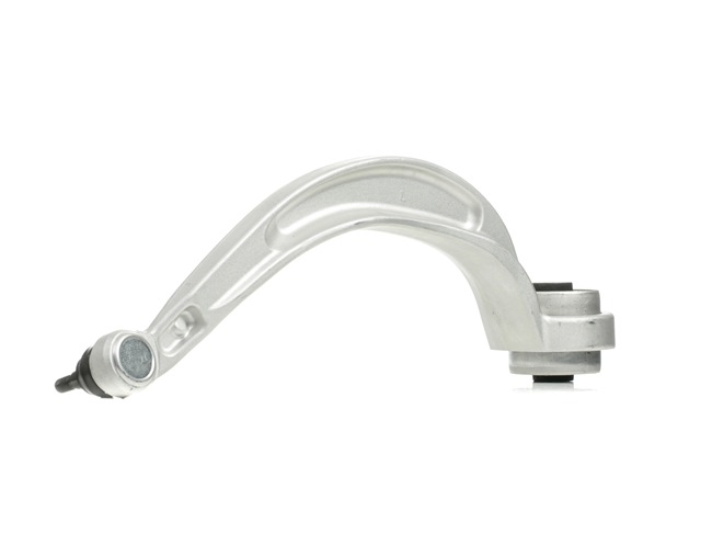 RIDEX 273C1681: Barra oscilante de suspensión de ruedas posterior, debajo, Eje delantero, izquierda, Aluminio, con rótula de suspensión/carga, con apoyo de caucho