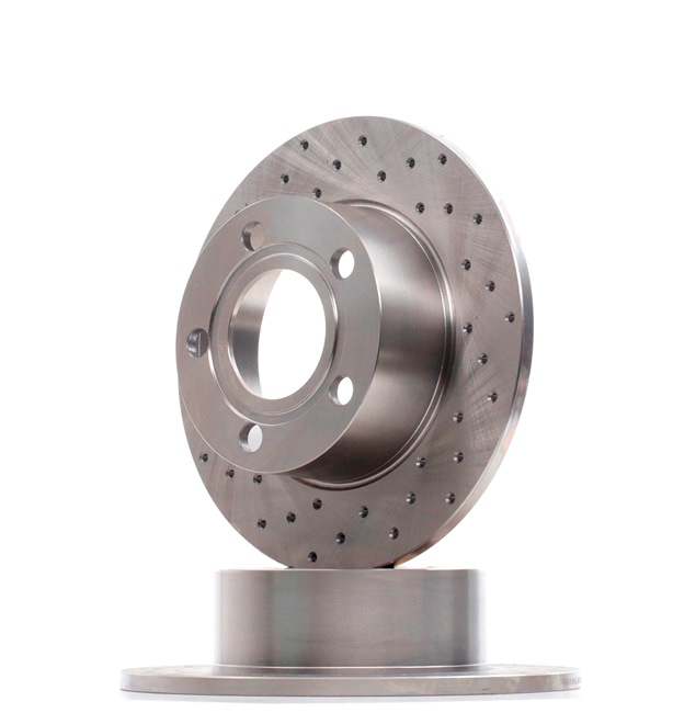 STARK SKBD-0024604: Disco de freno Eje trasero, Ø: 245,0mm, macizo, perforado, Ø: 245,0mm, revestido