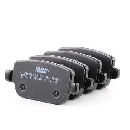 FERODO FDB1917: Juego de pastillas de freno con accesorios, con clip de émbolo, con tornillos pinza freno PREMIER ECO FRICTION