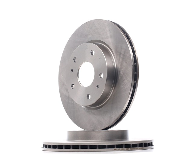 RIDEX 82B2553: Disco de freno Eje delantero, Ø: 280mm, ventilado, Ø: 280mm, barnizado, sin buje de rueda, sin perno de sujeción de rueda