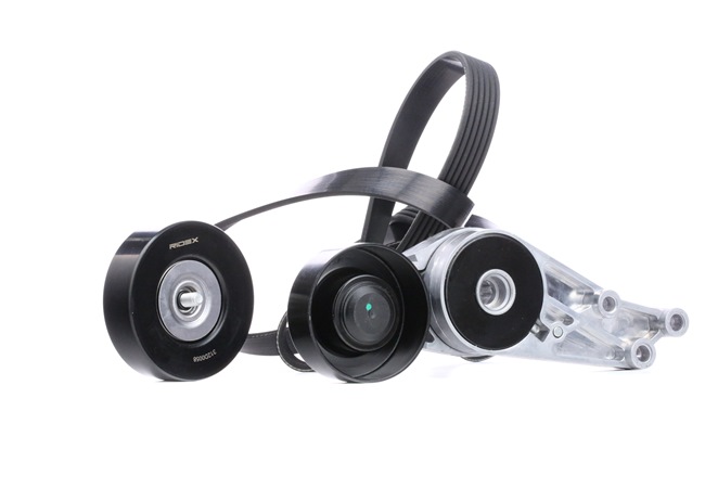 RIDEX 542R0183 Poly V-riem set AUDI A4 Cabrio (8H7, B6, 8HE, B7) 170 Pk Benzine kosten
