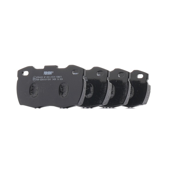 FERODO FDB871: Plaquettes de frein sans accessoires PREMIER ECO FRICTION