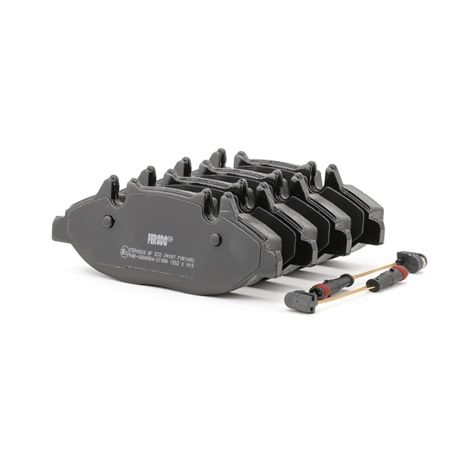 FERODO FVR1493: Bremsbeläge mit Zubehör, mit Kolbenclip, mit Bremssattelschrauben PREMIER ECO FRICTION