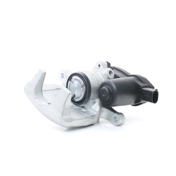 RIDEX 78B0909: Pinza de freno Eje trasero, derecha, Eje trasero, con electromotor, sin soporte