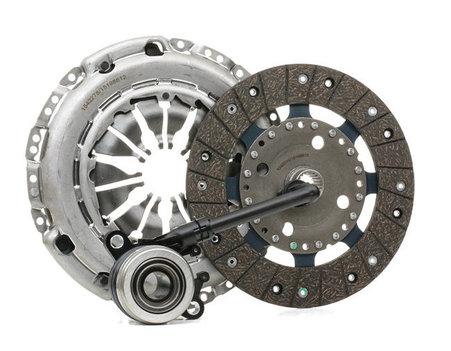 RIDEX 479C0261: Kit de embraiagem com desembraiagem central, com disco da embraiagem, Volante motor de 2 massas, verificar e, event., substituir