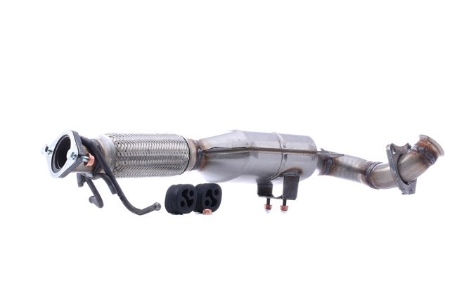 RIDEX 429C0047: Katalysator mit Anbau-/Befestigungsmaterial, mit Anbauteilen