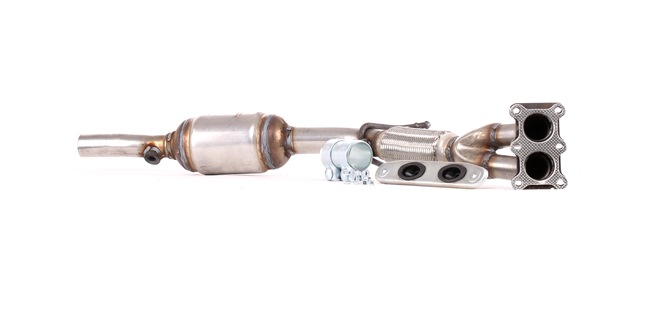 RIDEX 429C0133: Katalysator vorne, mit Anbauteilen
