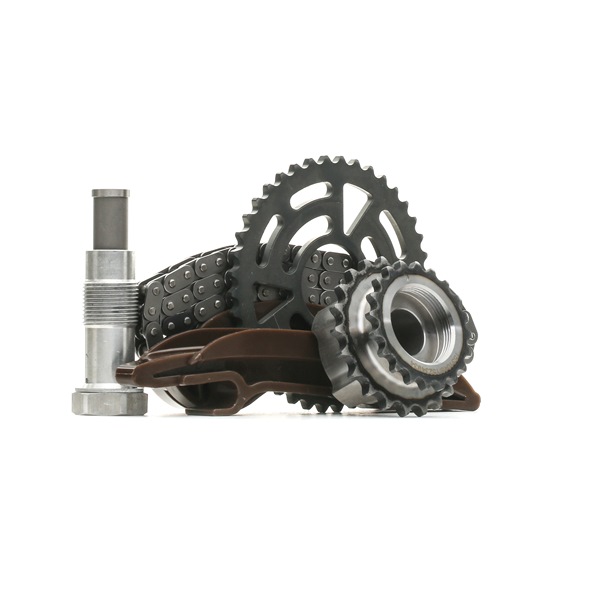 RIDEX 1389T0143: Kit de cadena de distribución con tensor de cadena, con rueda dentada árbol de levas, con rueda dentada cigüeñal