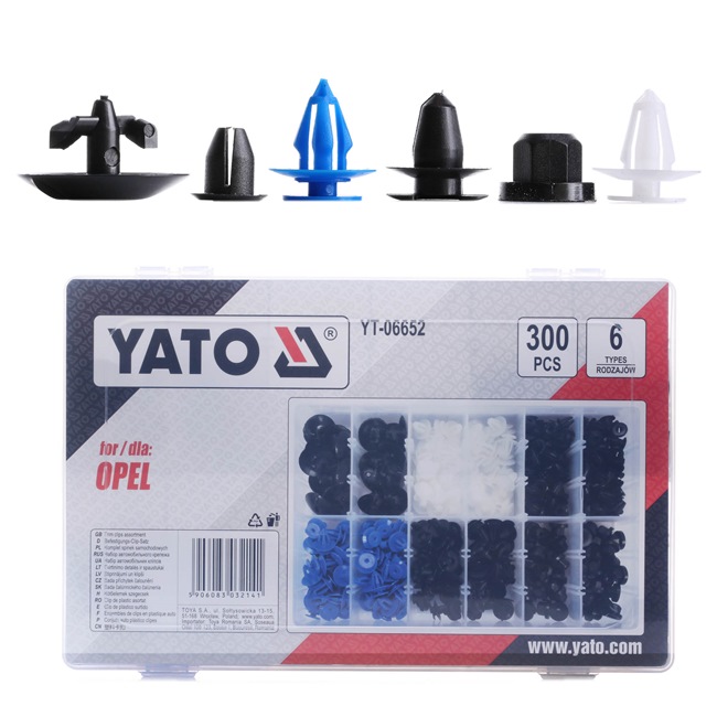YATO YT-06652: Zestaw zacisku zabezpieczającego, obudowa wnętrza