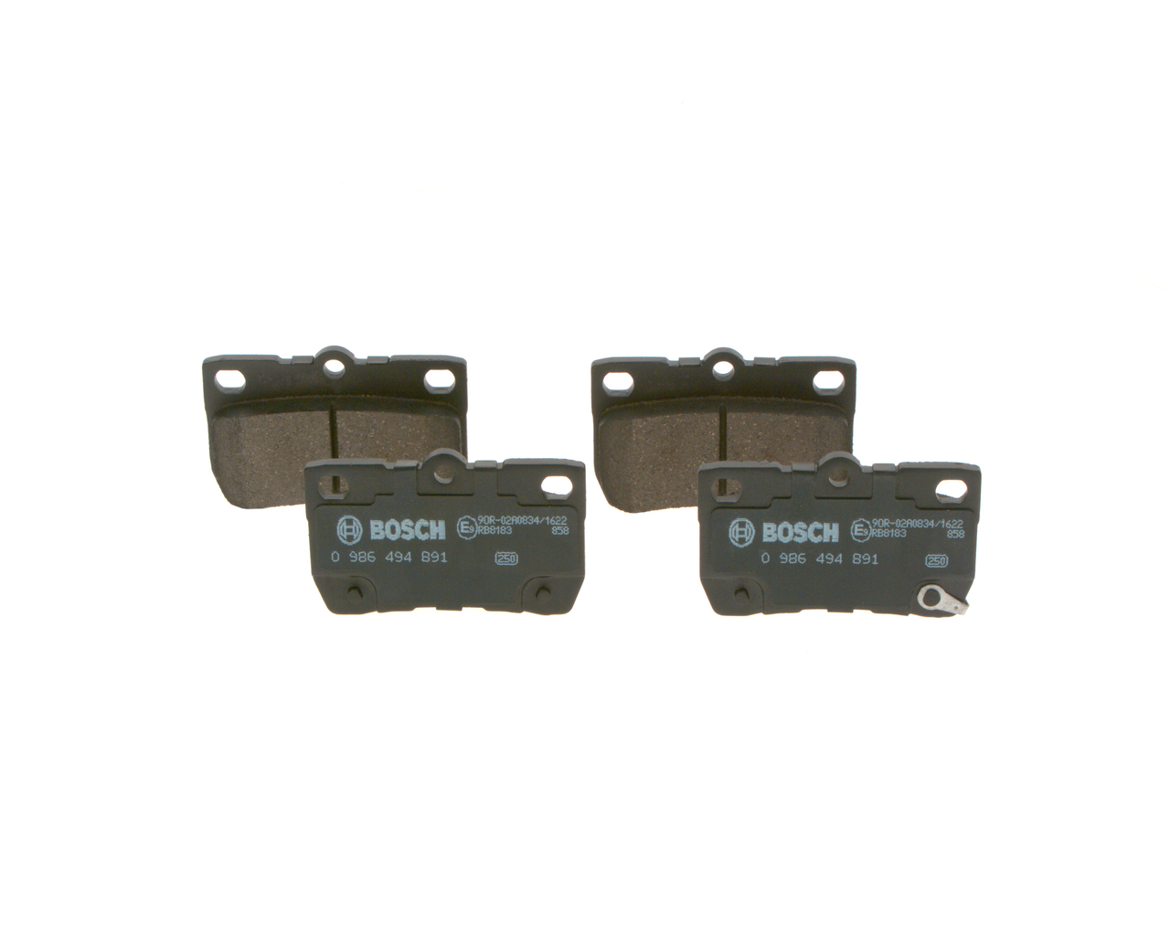 BOSCH 0 986 494 891 Fékbetét készlet, tárcsafék LEXUS IS 2 (GSE2, ALE2, USE2) 318 LE Benzin ár