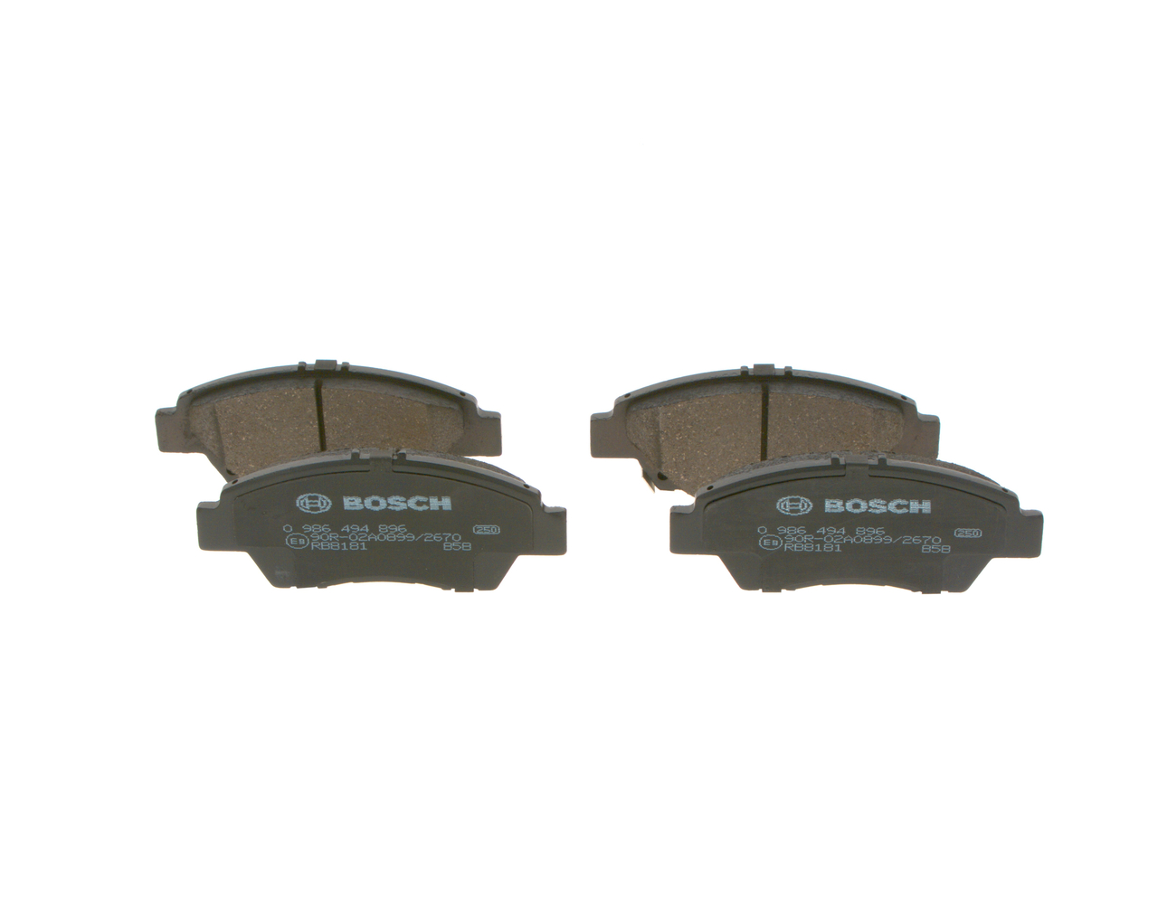 BOSCH 0 986 494 896 Remblokken HONDA JAZZ SHUTTLE (GG8, GG7, GP2) 120 Pk Benzine kosten