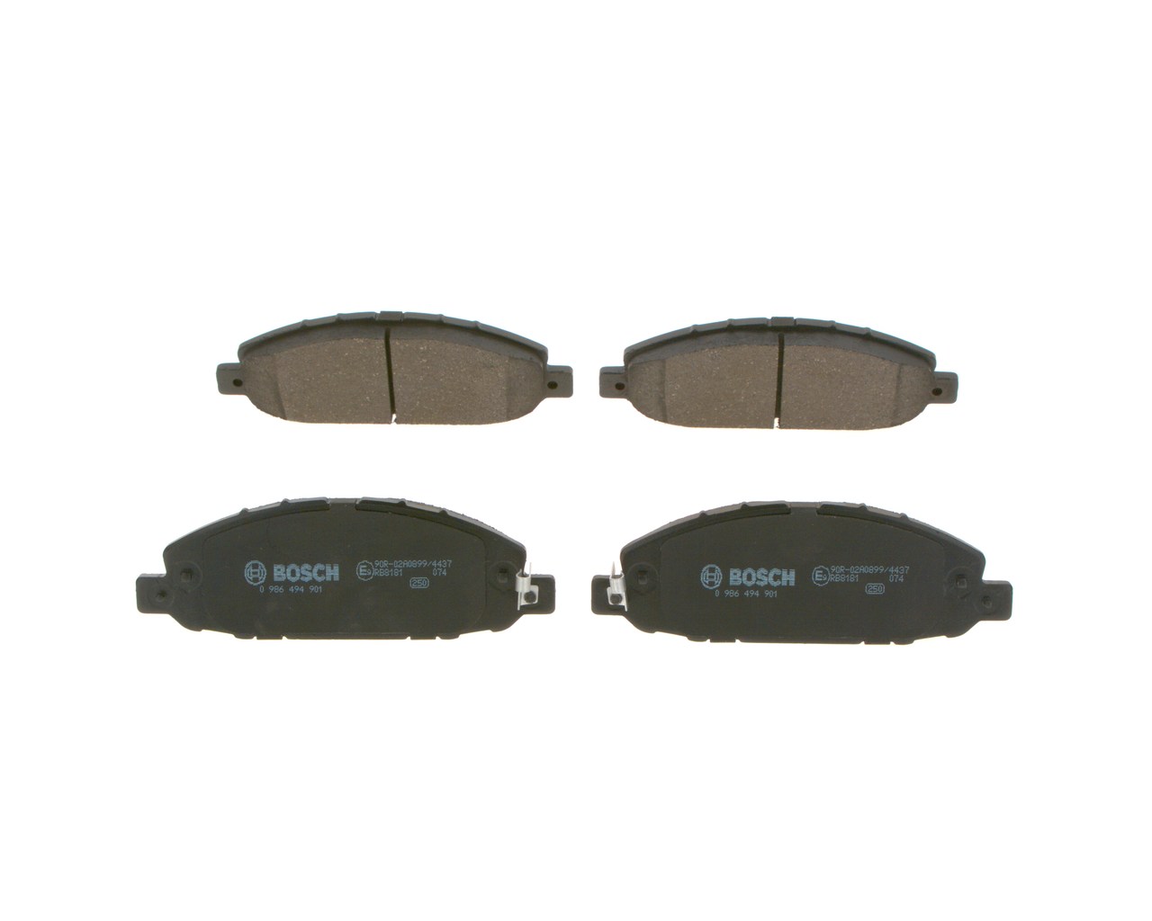 BOSCH 0 986 494 901 Piduriklotsid NISSAN NV350 / Caravan Buss (E26) 129 hj Diisel hind