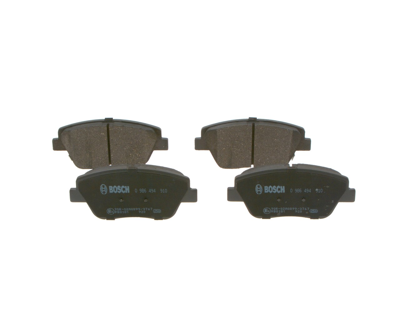 BOSCH 0 986 494 910: Juego de pastillas de freno