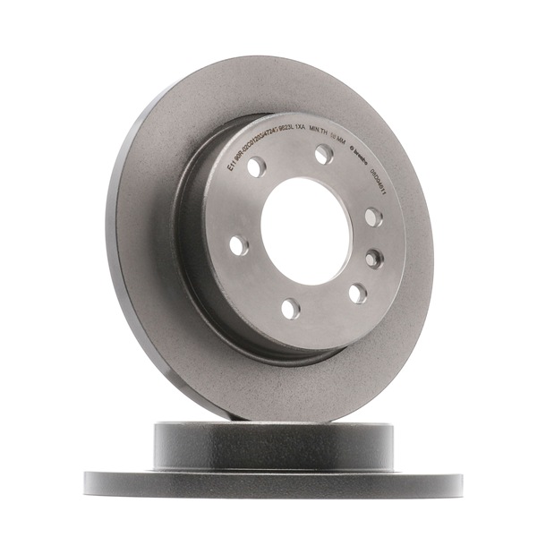 BREMBO 08.D046.11: Remschijf PRIME LINE - UV Coated Ø: 298mm, volledig, Ø: 298mm, Gecoat, Met schroeven
