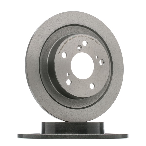 BREMBO 08.D217.11: Bremsscheibe PRIME LINE - UV Coated Ø: 296mm, voll, Ø: 296mm, beschichtet, mit Schrauben