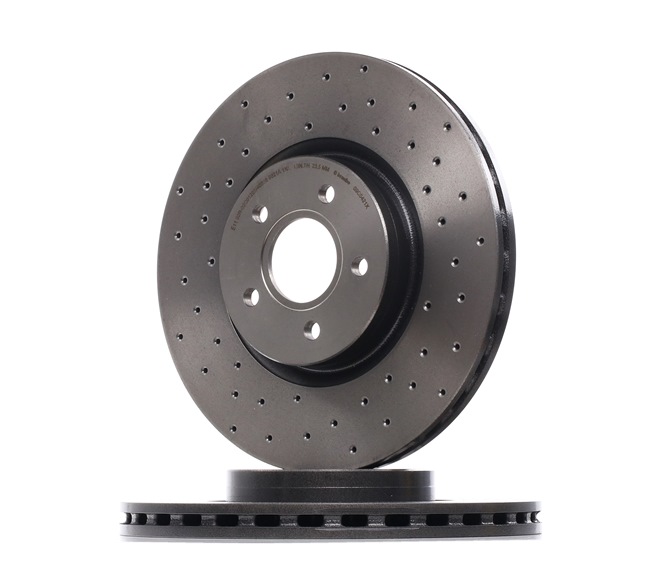 BREMBO 09.C542.1X: Disco de freno XTRA LINE - Xtra Ø: 320mm, perforado/ventil. int., Ø: 320mm, revestido
