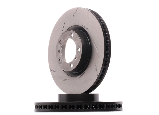 BREMBO 09.C549.21: Féktárcsa PRIME LINE - UV Coated Ø: 360mm, belső hűtésű, hornyolt, Ø: 360mm, bevonatolt, csavarokkal