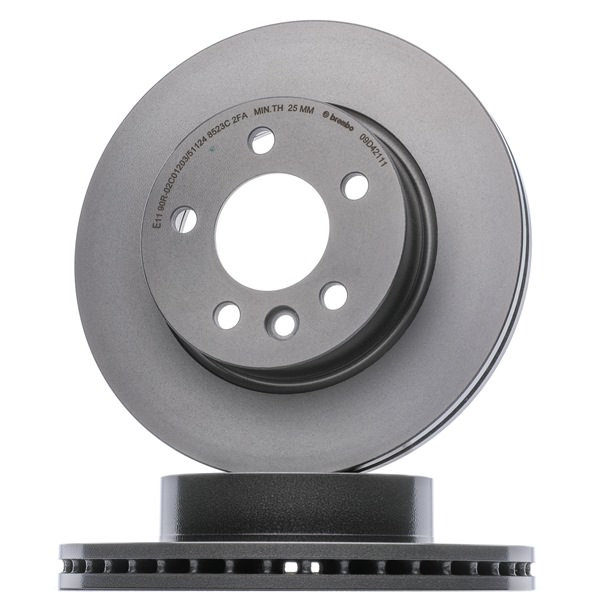 BREMBO 09.D421.11 Bremseskive MAN TGE kasse (UY_) 163 HK Diesel hvad koster