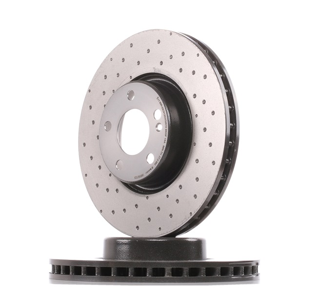 BREMBO 09.D527.23: Brzdový kotouč PRIME LINE - Co-Cast R: 318mm, větráno, sníženo, Ocelová mísa brzdového kotouče, R: 318mm, nátěr, se šrouby