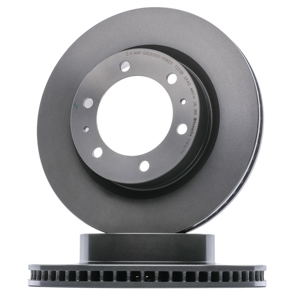 BREMBO 09.D617.11: Piduriketas PRIME LINE - UV Coated Ø: 319mm, sisemine õhutus, Ø: 319mm, kaetud