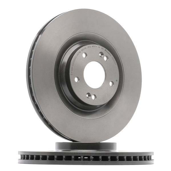 BREMBO 09.D626.11: Disc de frână PRIME LINE - UV Coated Ř: 345mm, ventilat interior, Ř: 345mm, acoperit (cu un strat protector), cu suruburi
