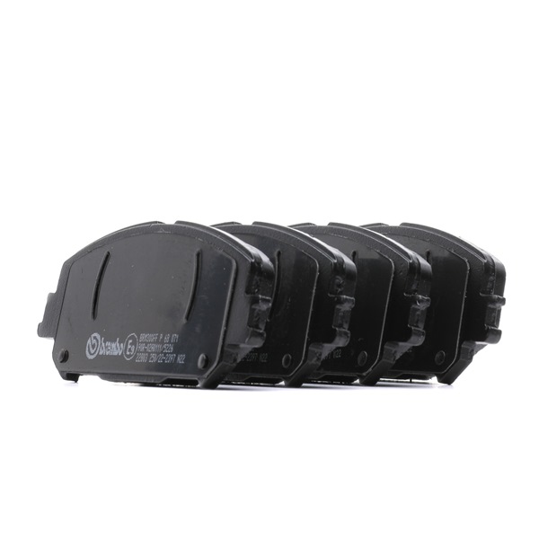 BREMBO P 68 071: Plăcuțe de frână PRIME LINE cu acceasorii, cu suruburi etrier, cu tabla anti scartait