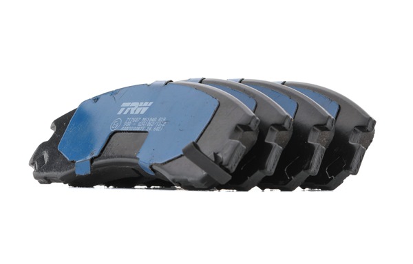 TRW GDB3200BTE: Juego de pastillas de freno ELECTRIC BLUE con accesorios