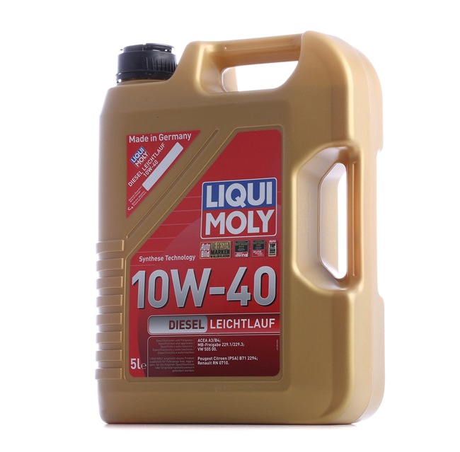 LIQUI MOLY Leichtlauf, Diesel 21315 Motoreļļa RENAULT MEGANE Scenic (JA0/1_) 90 ZS Dīzelis cena