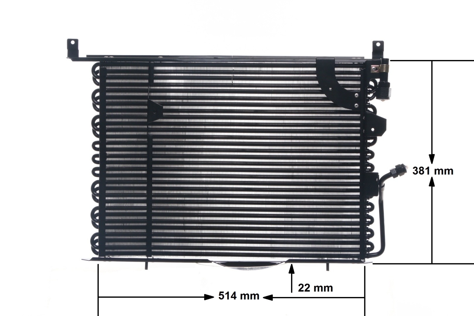MAHLE ORIGINAL AC 149 000S: Condensator, climatizare fara uscator