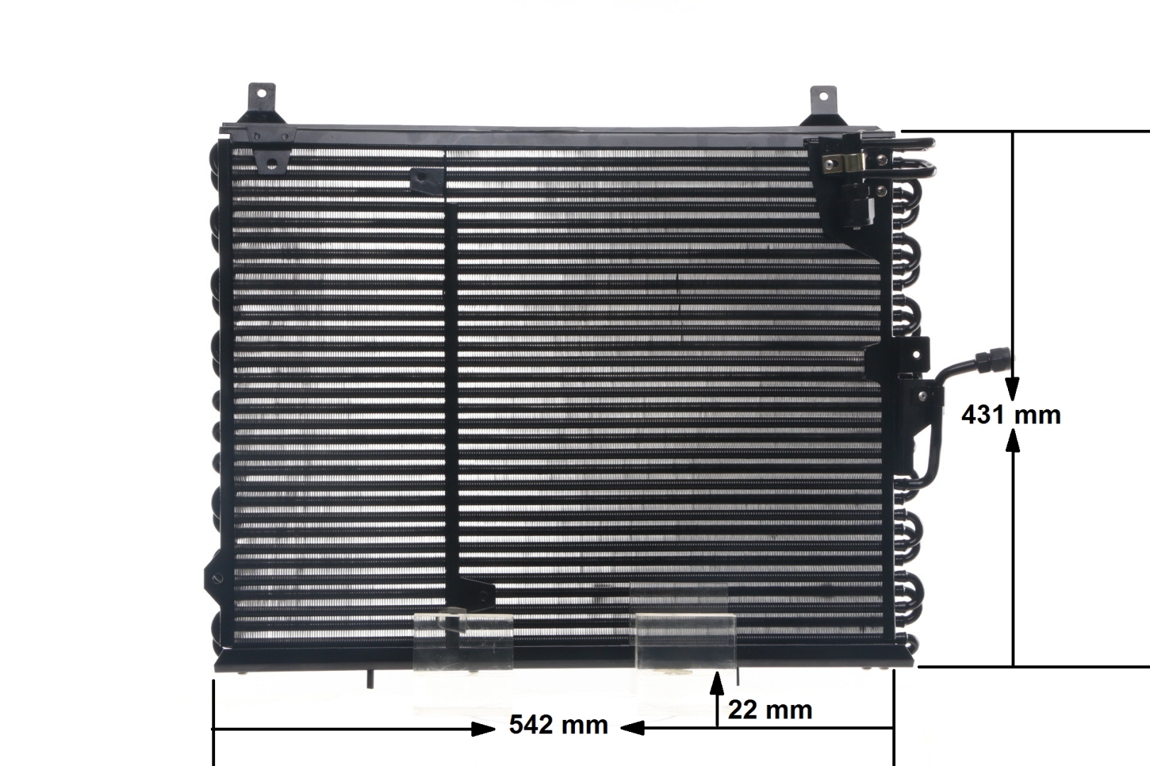 MAHLE ORIGINAL AC 150 000S: Skraplacz, klimatyzacja BEHR bez osuszacza