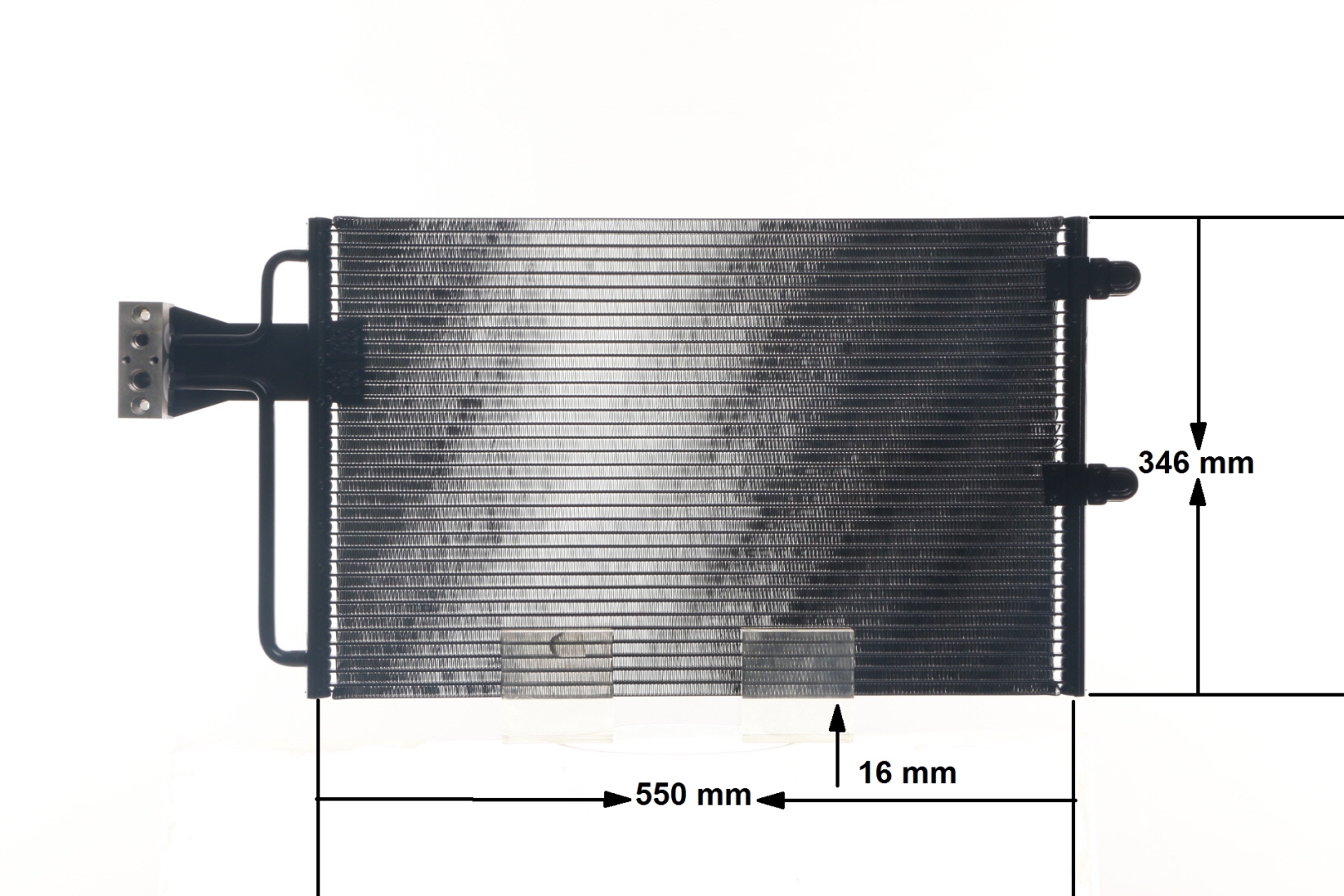 MAHLE ORIGINAL AC 151 000S: Condensator, climatizare fara uscator