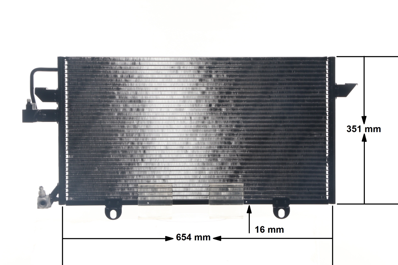 MAHLE ORIGINAL AC 157 000S: Condensor voor airco BEHR Zonder droger