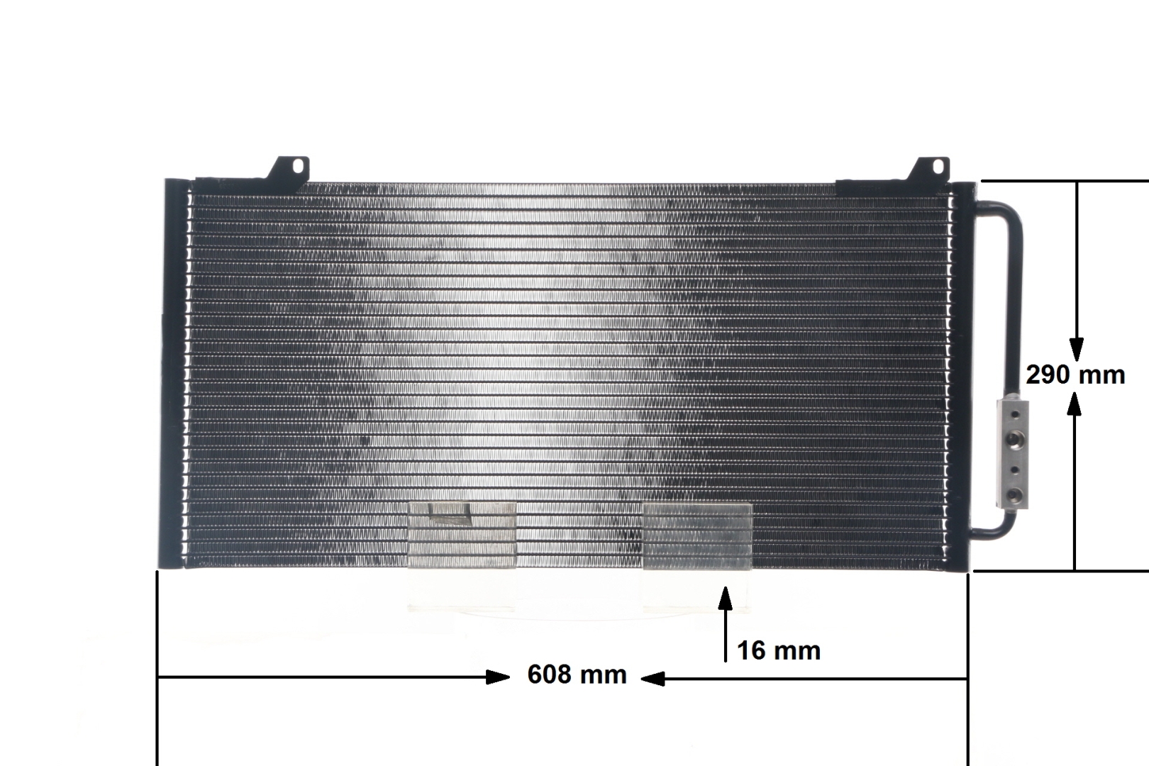 MAHLE ORIGINAL AC 160 000S: Klimakondensator BEHR ohne Trockner