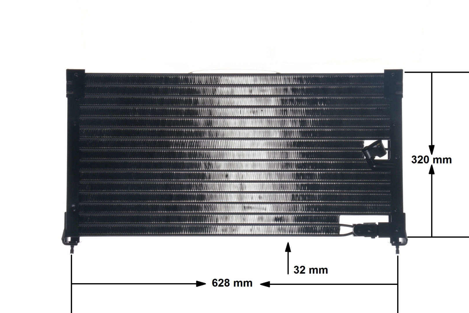 MAHLE ORIGINAL AC 178 000S: Condensator, climatizare fara uscator