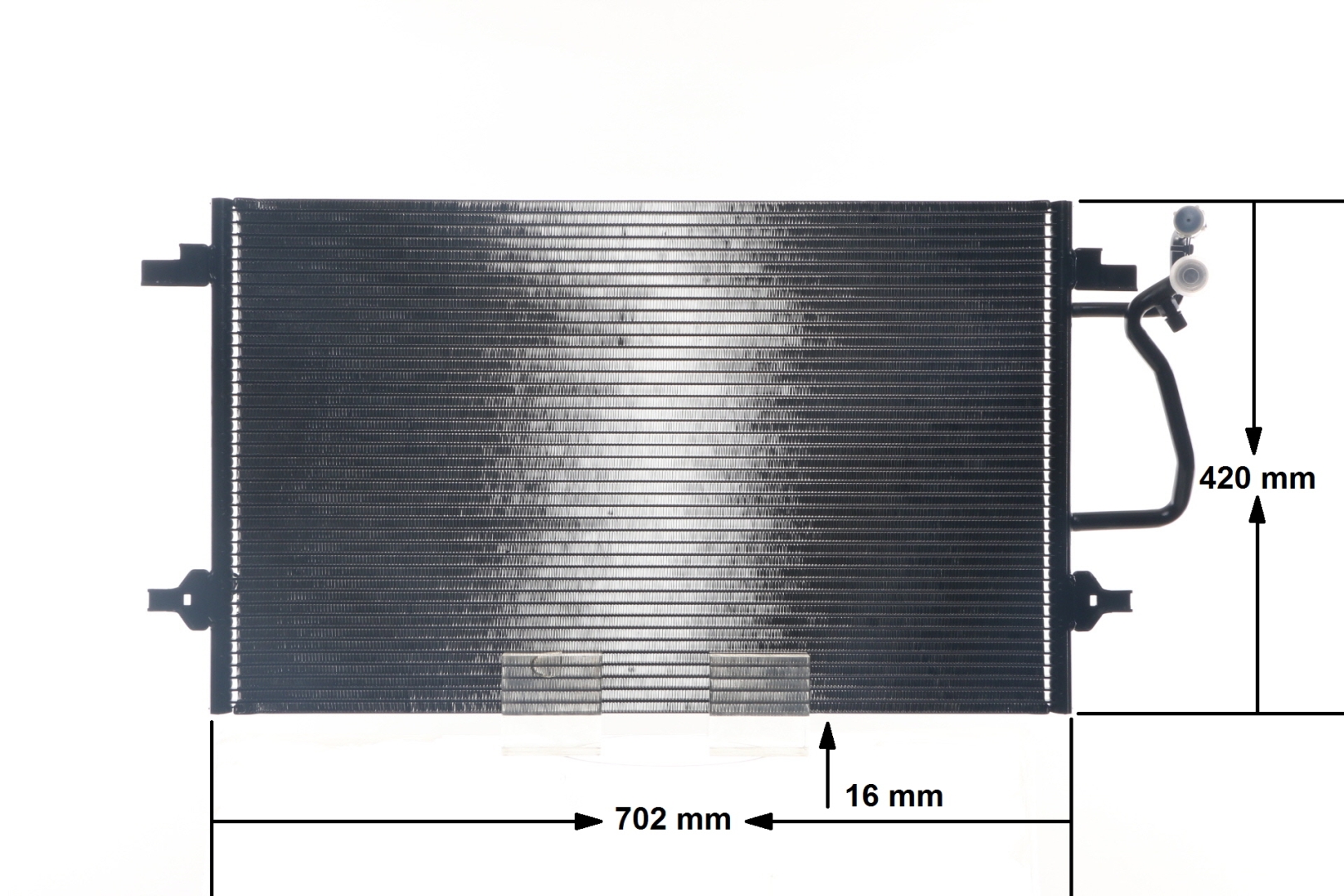 MAHLE ORIGINAL AC 181 000S: Condensator, climatizare fara uscator