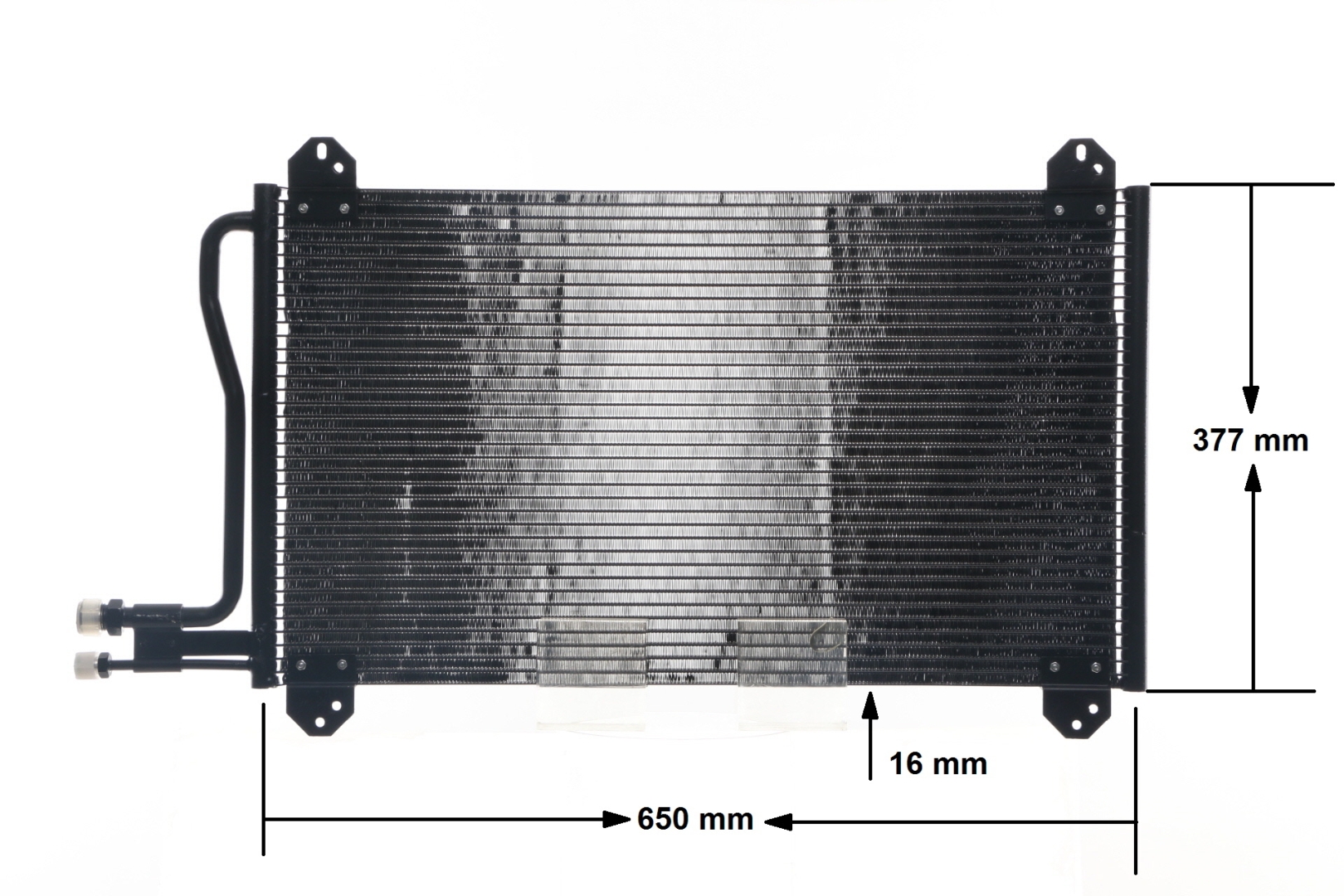 MAHLE ORIGINAL AC 207 000S: Condensator, climatizare fara uscator