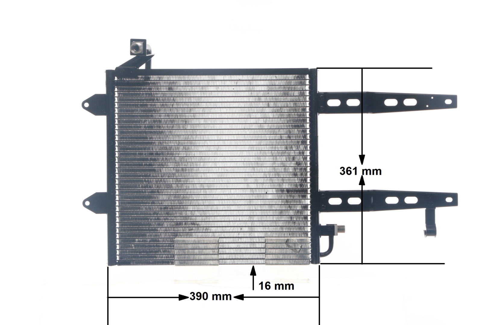 MAHLE ORIGINAL AC 216 000S: Condensator, climatizare fara uscator