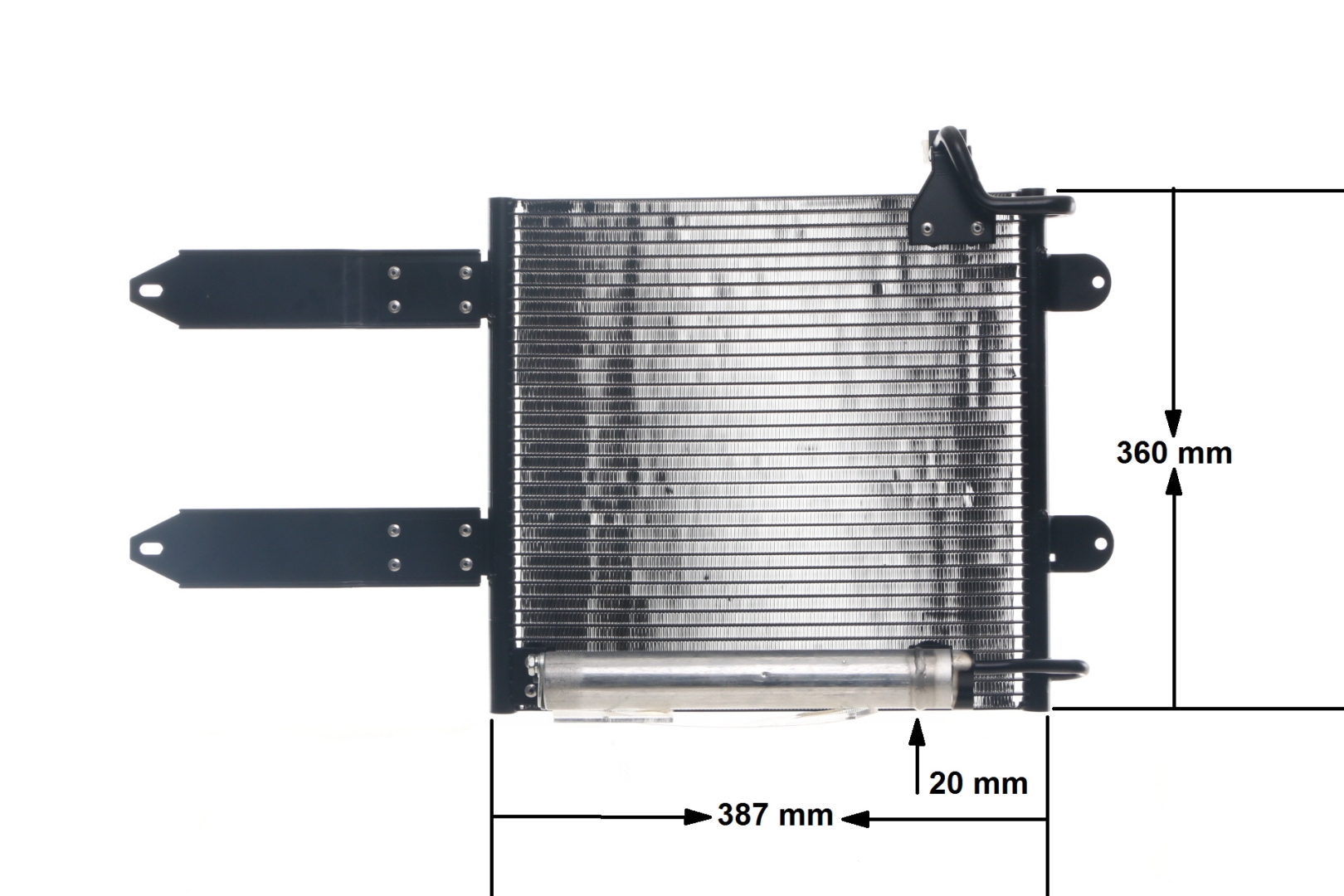MAHLE ORIGINAL AC 286 000S: Condensator, climatizare cu uscator