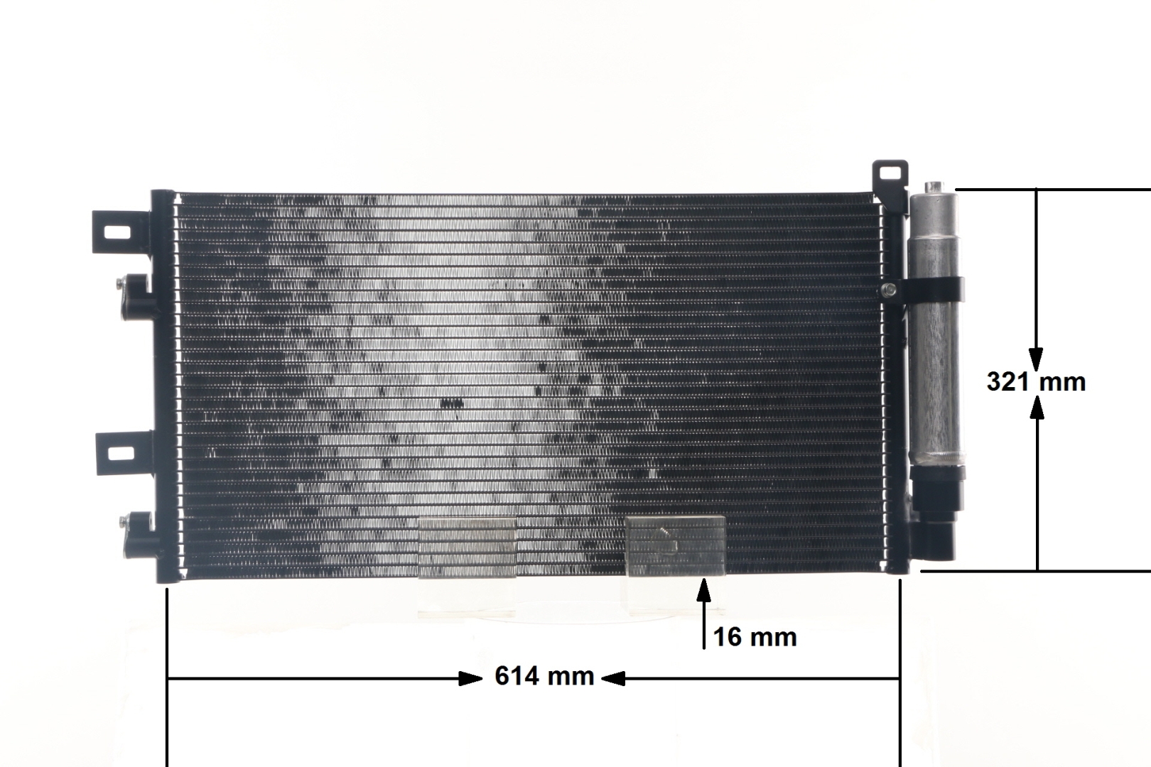MAHLE ORIGINAL AC 312 001S: Condensator, climatizare cu uscator