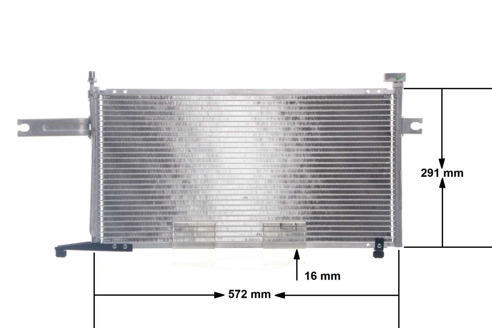 MAHLE ORIGINAL AC 319 000S: Condenseur, climatisation BEHR sans déshydrateur