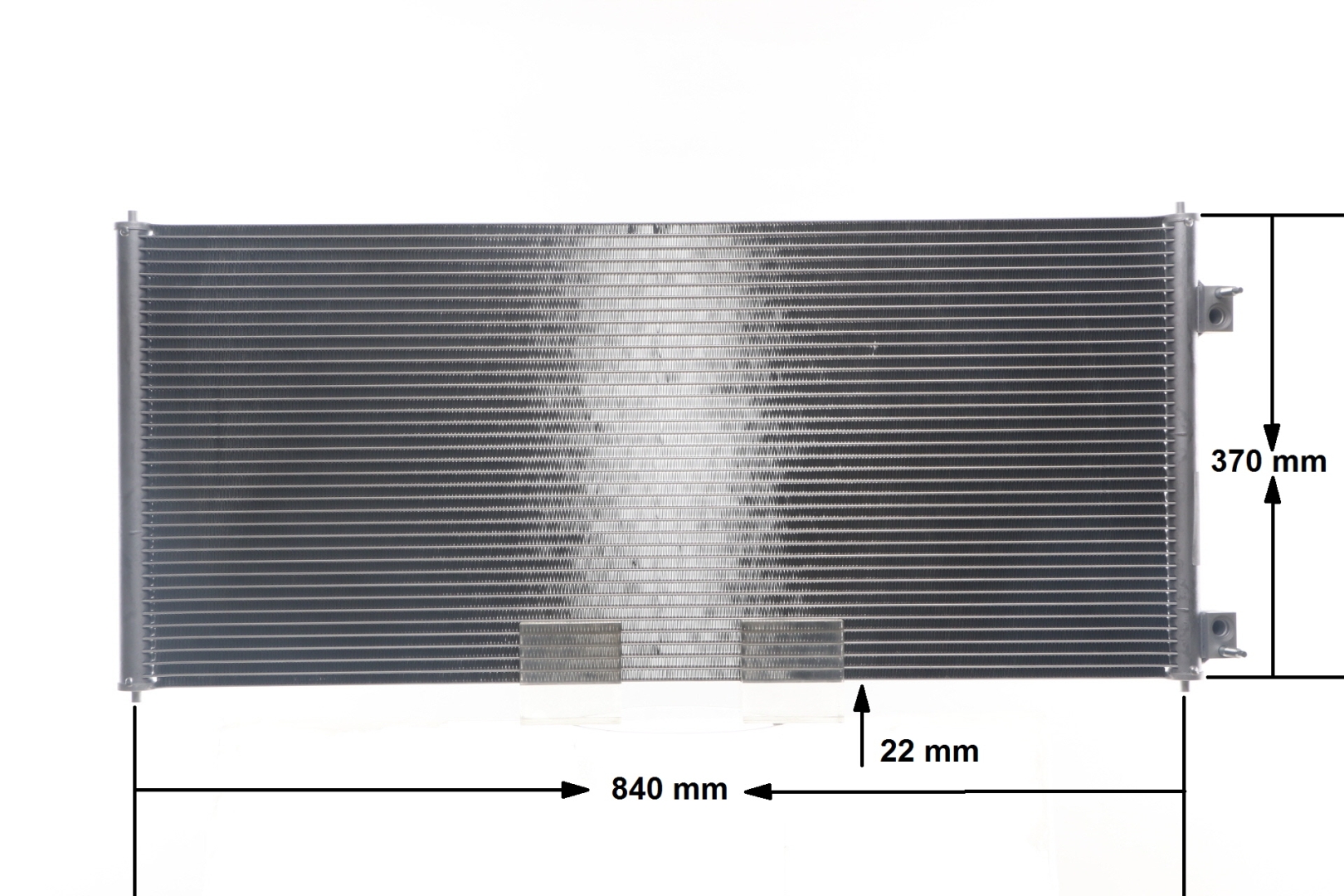 MAHLE ORIGINAL AC 321 000S: Condensator, climatizare fara uscator