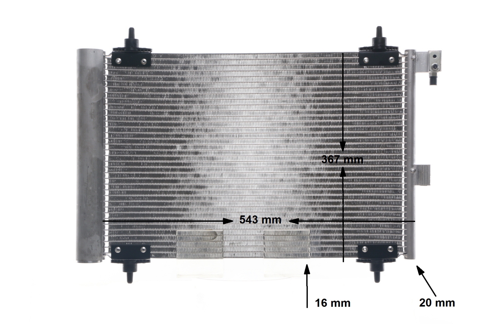 MAHLE ORIGINAL AC 350 000S: Condensator, climatizare cu uscator