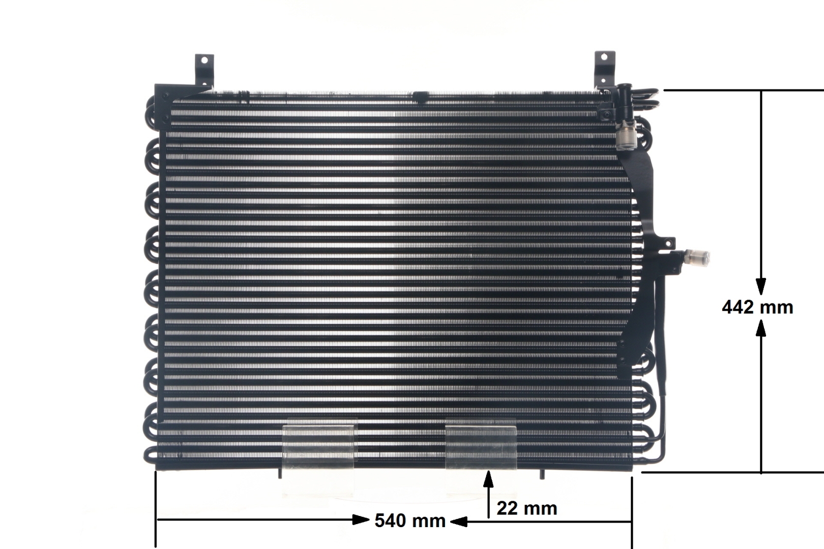 MAHLE ORIGINAL AC 357 000S: Condensator, climatizare fara uscator