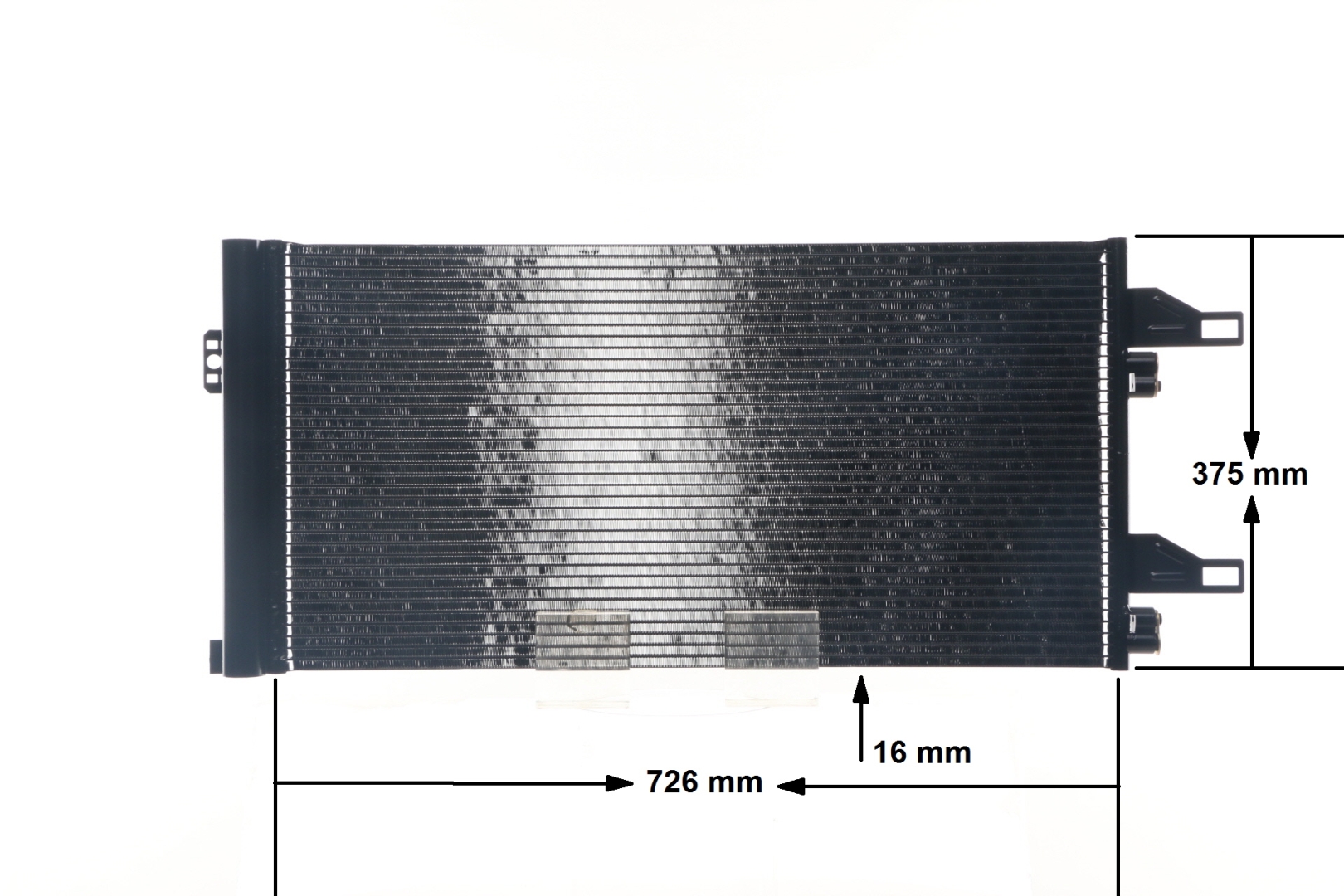 MAHLE ORIGINAL AC 363 000S: Kondenzátor klimatizácie s vysusacom