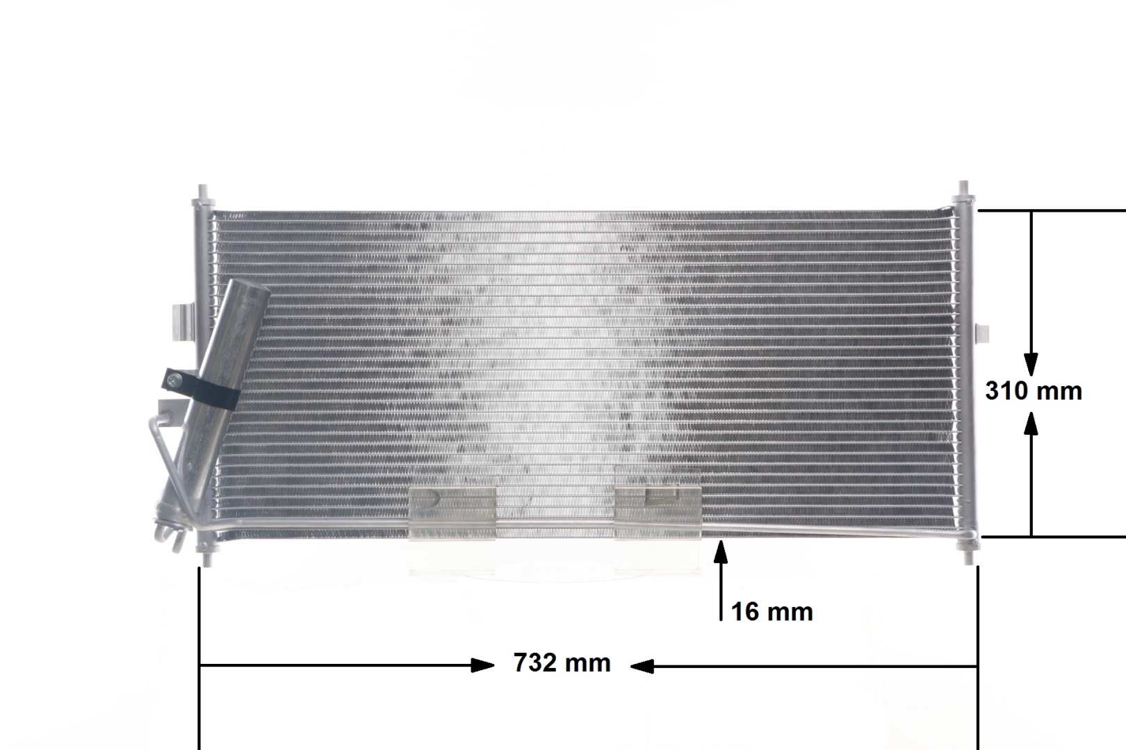 MAHLE ORIGINAL AC 406 000S: Condensator, climatizare cu uscator