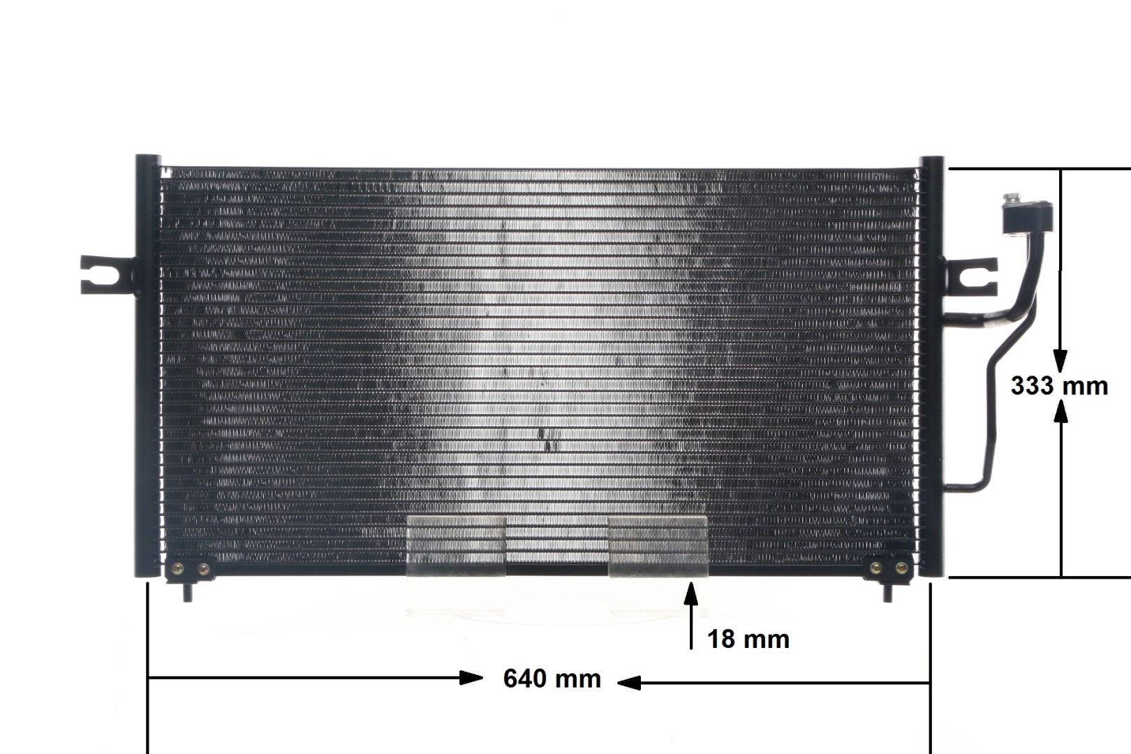 MAHLE ORIGINAL AC 458 000S: Condensator, climatizare fara uscator