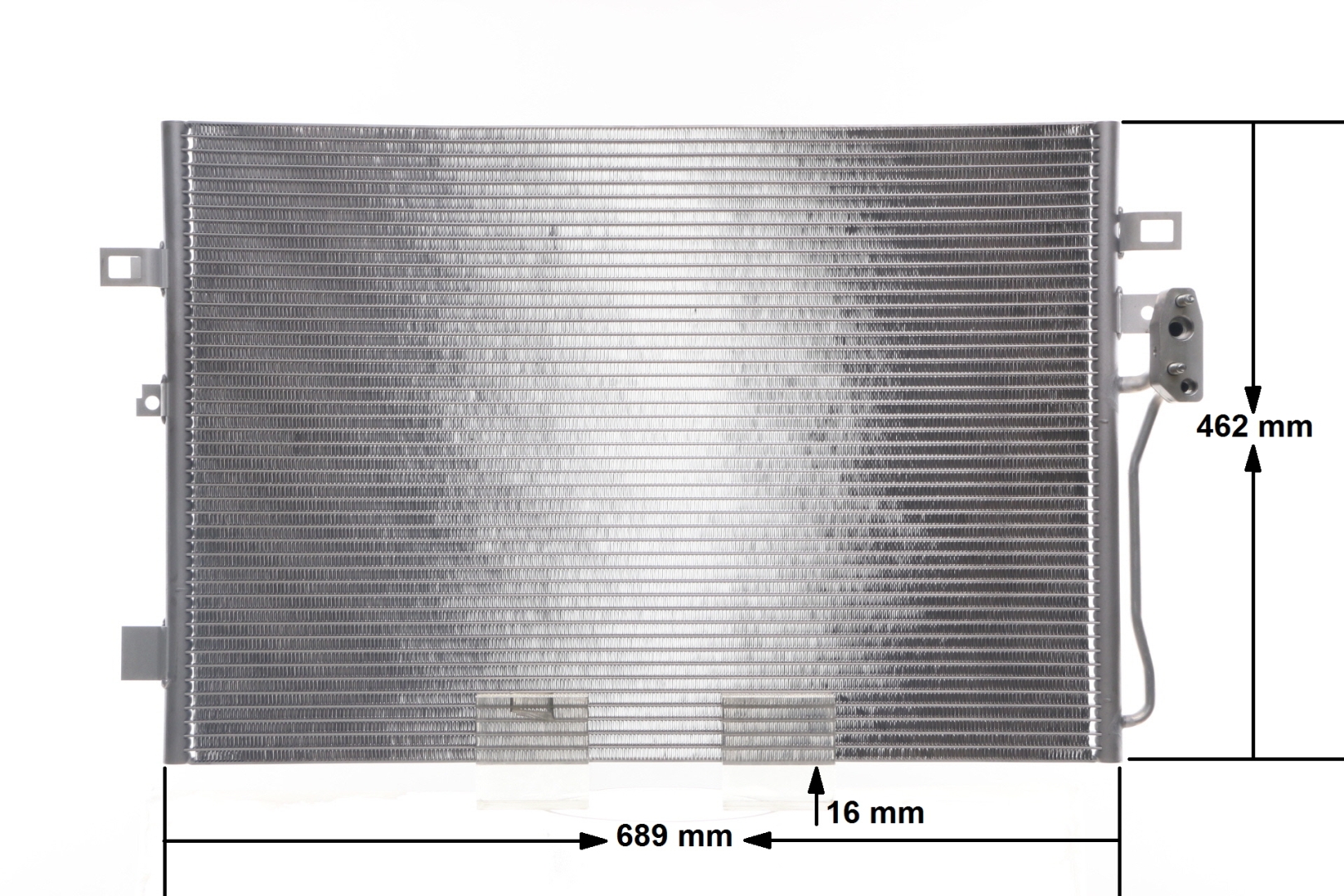 MAHLE ORIGINAL AC 46 000S: Condensator, climatizare fara uscator