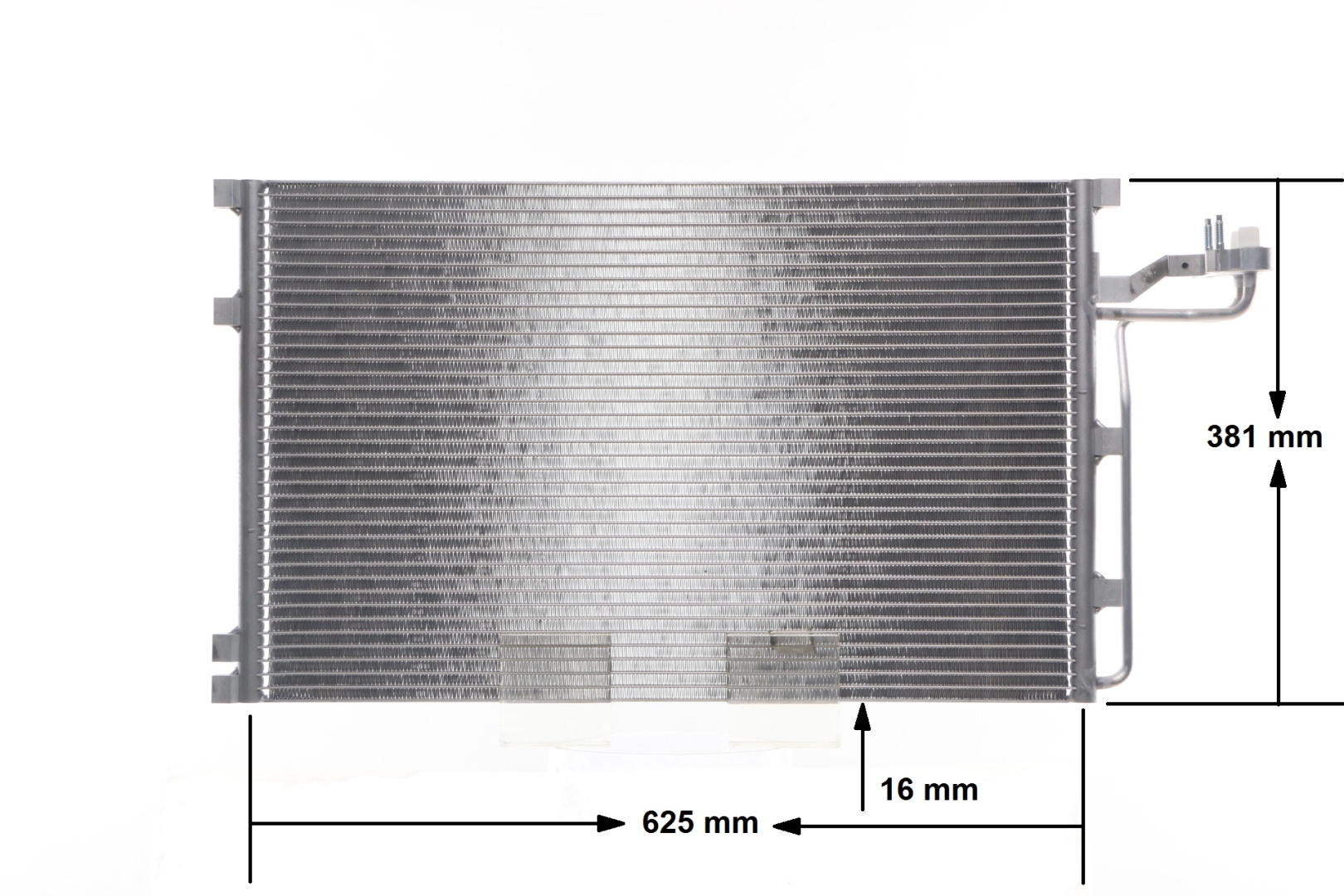 MAHLE ORIGINAL AC 551 001S: Klimakondensator BEHR ohne Trockner