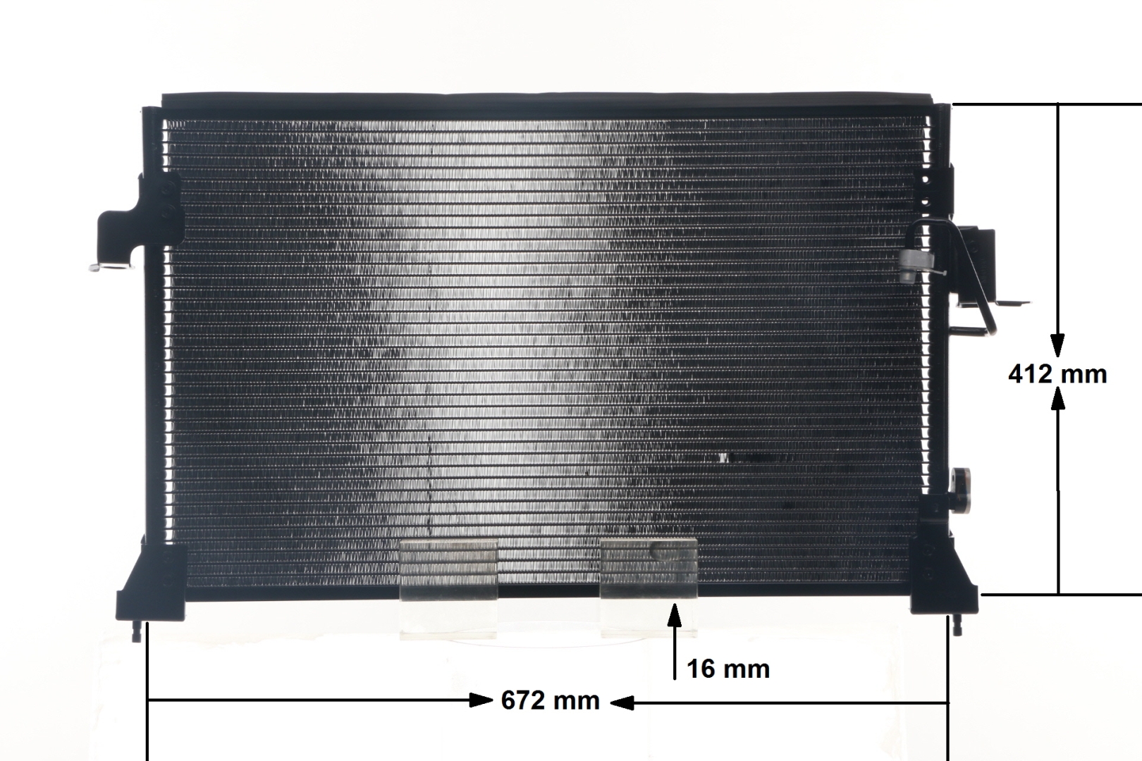 MAHLE ORIGINAL AC 676 000S: Condensator, climatizare fara uscator